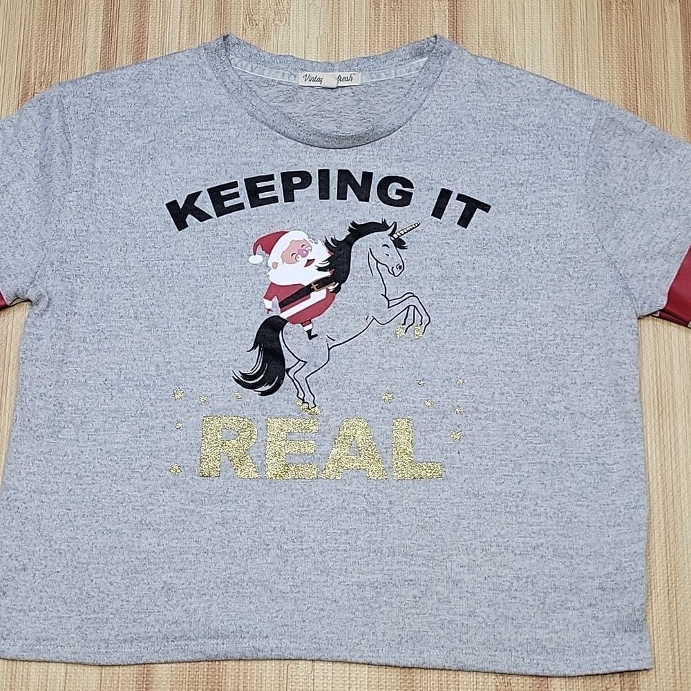 Vintage Refresh Christmas top Size XL